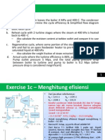 Rankine Cycle Efficiency and Reheat, Regenerative, Actual Cycles