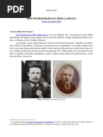 Appunti Biografici Su Dino Campana