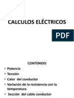 Cálculos de Potencia y Tensión