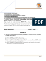 Examen Primer Grado PDF