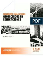 Reglamento para Estudios Geotecnicos, República Dominicana