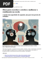 Rede Globo _ Globo Educação - Dicas Para Exercitar o Cérebro e Melhorar o Rendimento Na Escola