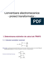 Proiect Transformator Partea 1