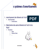 Cours de Comptabilité Les Systèmes D'amortissement - ENSIAS