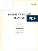 Pressure Gauge Manual, Selection, Installation, Maintenance by P Harland, 3rd Ed 1976 Ametek US Gauge