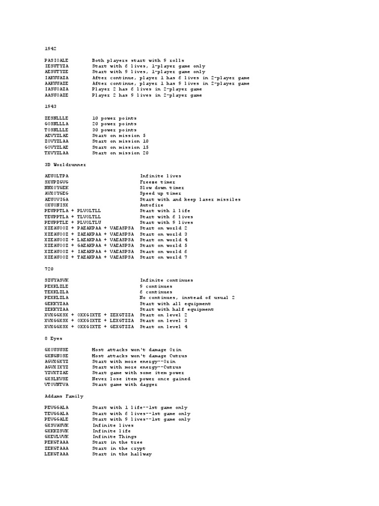 NES Game Genie Cheats Bomb Sports