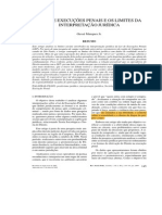 2A Lei de Execuçoes Penais e Os Limites Da Interpretaç o Jurídica