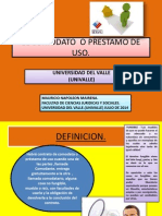 El Comodato o Prestamo de Uso. - Univalle Julio de 2014