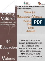 3.1 Educacion y Valores 2