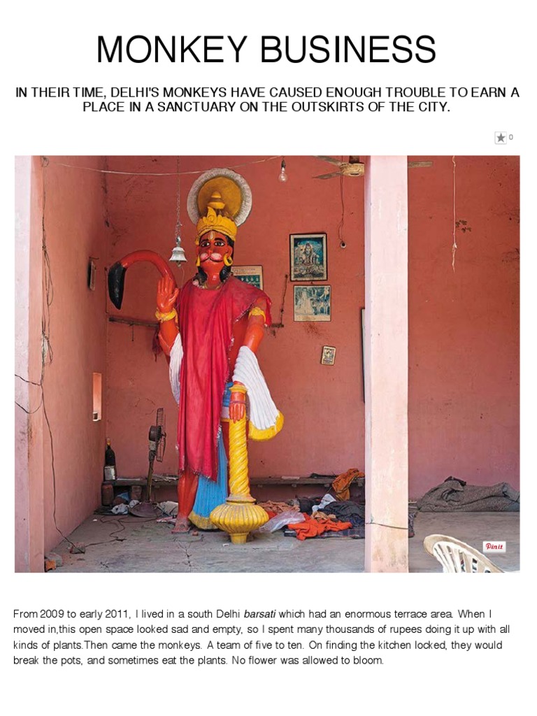 Monkey Inspector's Report - A Simian History of Journalism in India ...