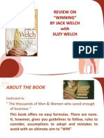 Review On "Winning" by Jack Welch With Suzy Welch