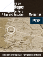 Encuentro de Arqueologia Peru Ecuador