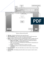 MS Word 2007 Interface Features