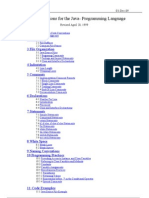 Code Conventions For The Java