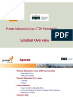 11 Pronto Cisco Joint Solution CTDP 2003