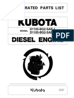 Kubota Engine D1105