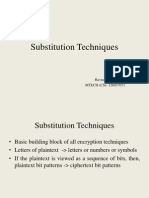 Substitution Techniques