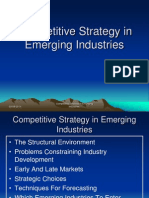 Competitive Strategy in Emerging Industries