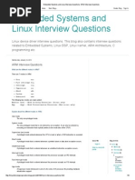Embedded Systems and Linux Interview Questions_ ARM Interview Questions