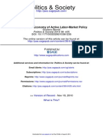 1 the Political Economy of Active Labor-Market Policy