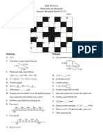 Teka Silang Kata Bulan Sains Dan Matematik