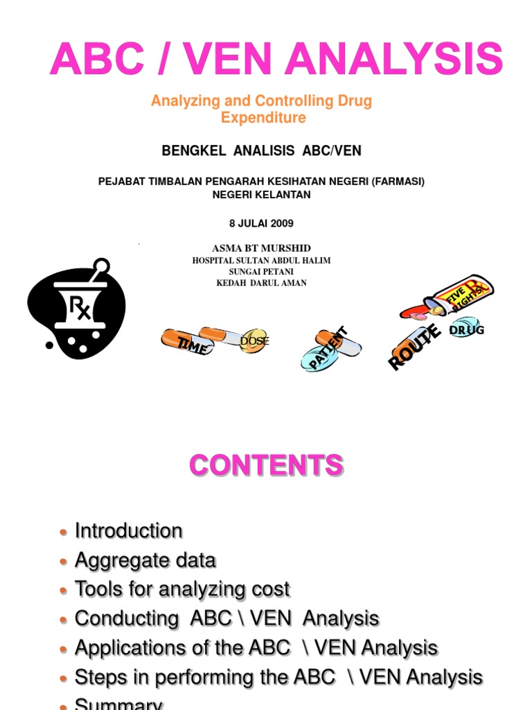 Abc Ven Analysis 2009 Pdf Inventory Drugs