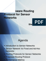 Energy Aware Routing Protocol For Sensor Networks: Sheetal Agarwal