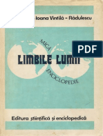 Limbile Lumii (M.sala-I.v-rădulescu; Ed.Științifică Și Enciclopedică 1980)