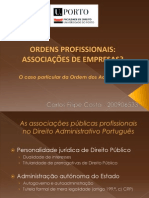 Ordens Profissionais: Associações de Empresas?