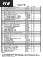 English Books Catalogue