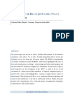 Analysis of The Brazilian Cartel Policy