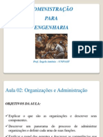 Administração para Engenharia - Aula 01