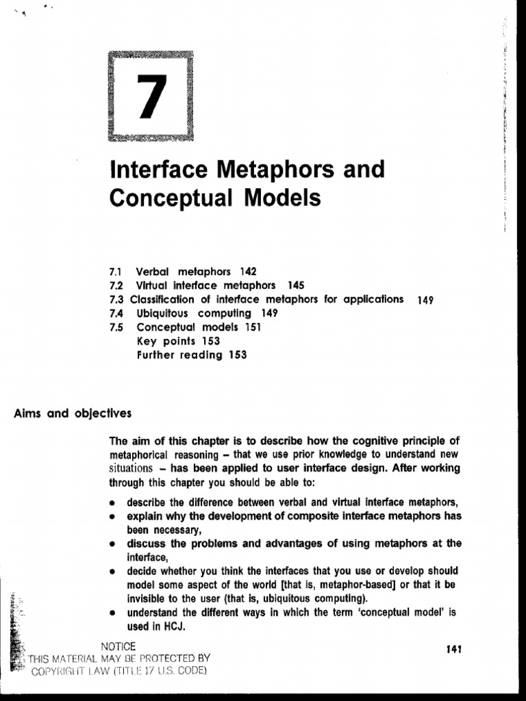 Interface Metaphors and Conceptual Models | PDF | Icon (Computing ...