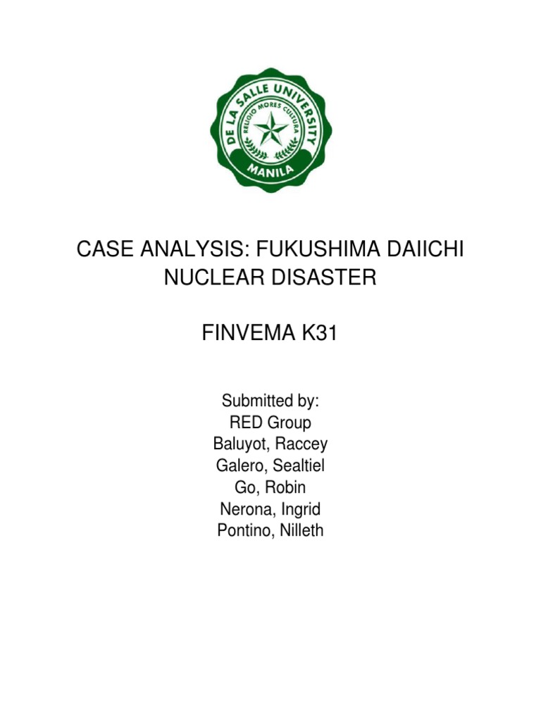 Fukushima Nuclear Power Plant Risk Assessment | PDF | Fukushima Daiichi ...