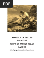Apostila de Preces Espíritas (Grupo de Estudo Allan Kardec)
