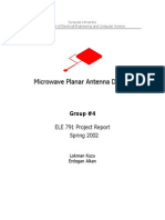 Microwave Planar Antenna Design