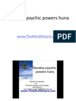 Develop Psychic Powers Huna