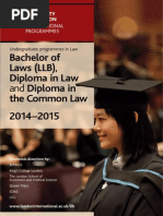 LLB Prospectus