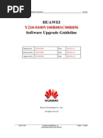 Download HUAWEI Y210-0100V100R001C00B856 Software Upgrade Guideline by Rafael Angel SN235748565 doc pdf
