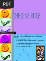 The Sine and Cosine Rule