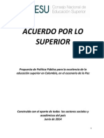 Acuerdo Por Lo Superior - Versión Previa