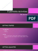 e-portfolio activities