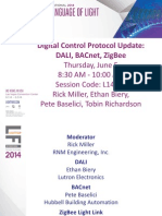 L14S30 - Digital Control Protocol Update BACnet DALI Zigbee (90 Minute)