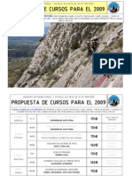 Cursos 2009 - Cartel