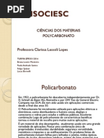 Trabalho - Polycarbonato