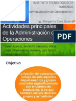 Admon de Operaciones