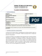 SYLLABUS Mecanica de Fluidos