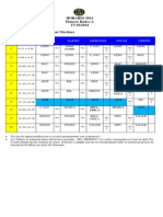 Horario 2014 Primer Ciclo