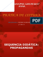 Slide Da Sequencia Didática de Propaganda