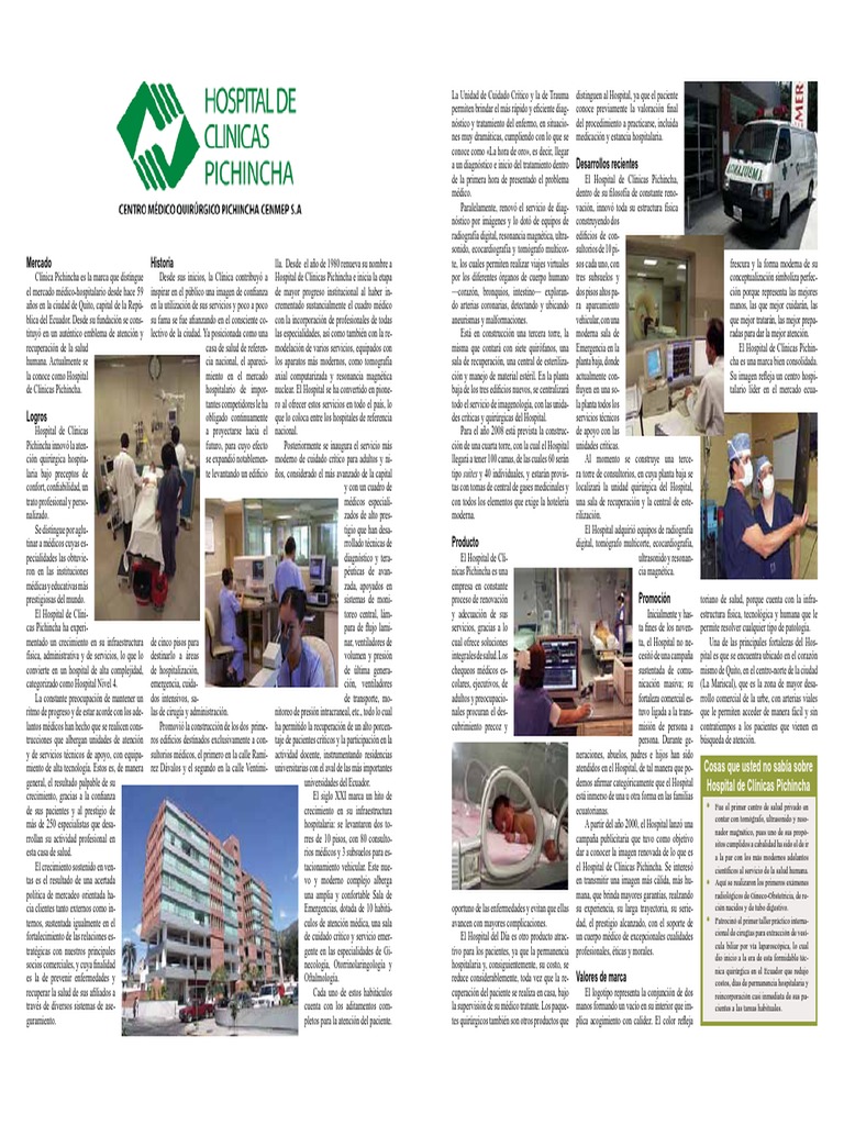 Clinica Pichincha Quito Ecuador Hospital Crecimiento